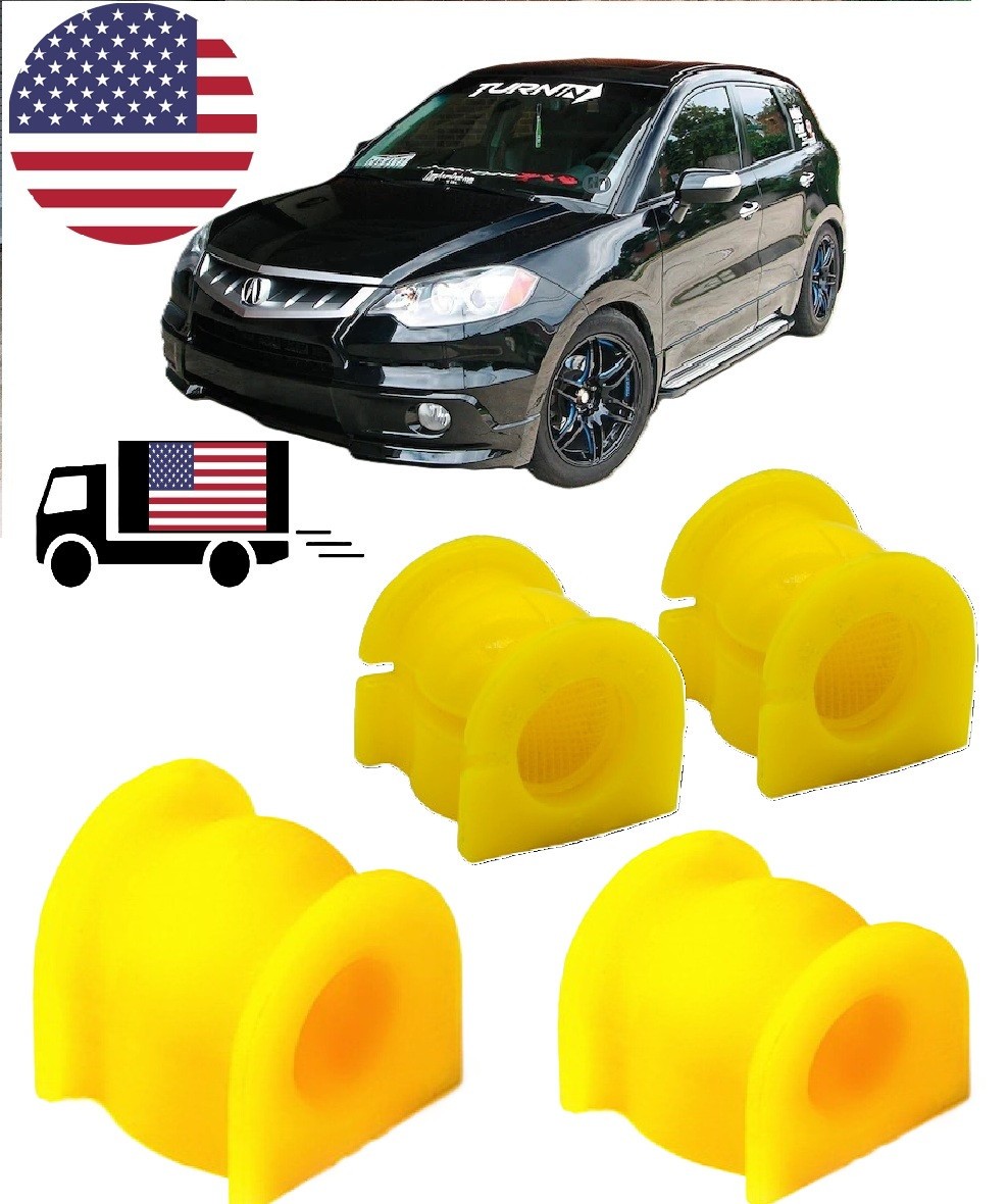 For Acura RDX Front & Rear Polyurethane Bushing Set Yellow Sport