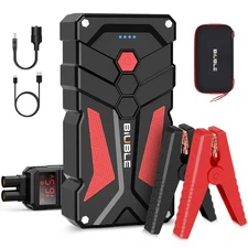 Car Battery Starter, 7000A Peak 12V Car Auto Jump Starter Power Pack with USB...