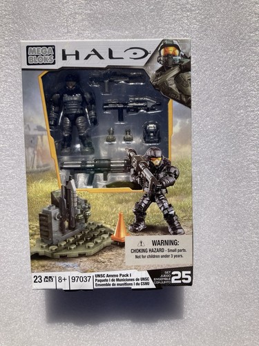 Halo Mega Bloks Construx 97037 UNSC Ammo Pack I mit UNSC Marine - NEU IN BOX