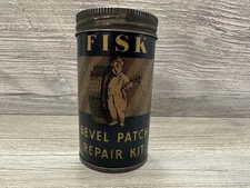 Fisk Tire Boy Tire Patch Kit 1930  Fisk Tires LITHO Tire Patch Kit Composite