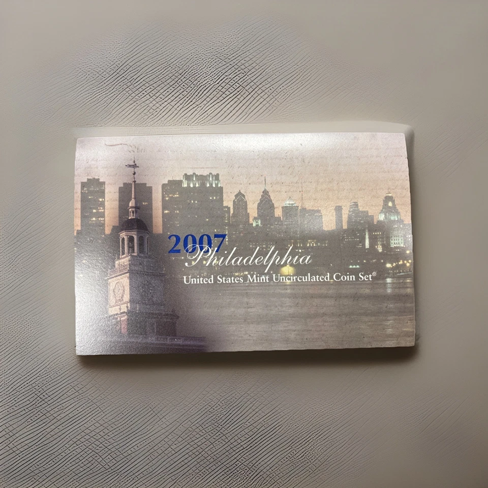 2007 US Mint D&P Uncirculated Set 10 Gold Dollars, 10 State Quarters OGP+COA - Image 2 of 4