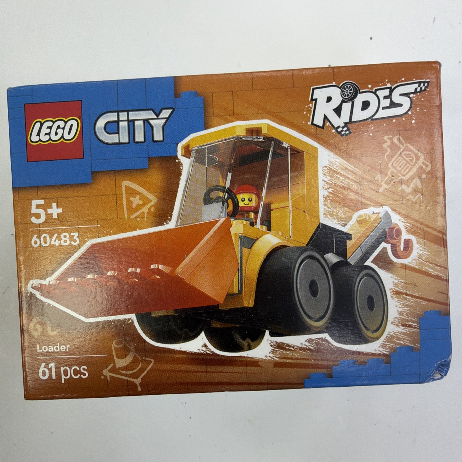 Lego CITY 60483 RIDES Construction Loader