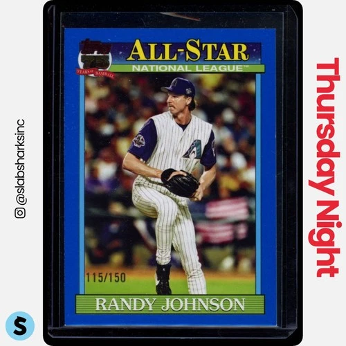 2026 Topps Series 1 Randy Johnson Blue (RAW)
