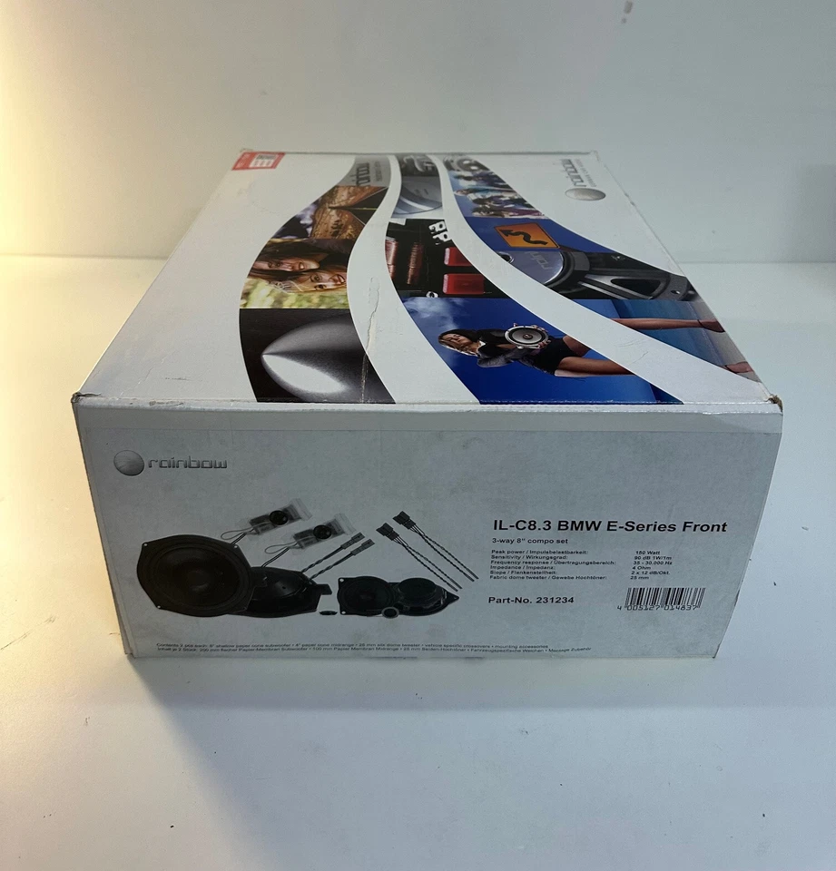 Rainbow IL-C8.3 BMW Front semi-active 3-Way car 8" E-Series Component Kit 231234 - Image 4 of 4