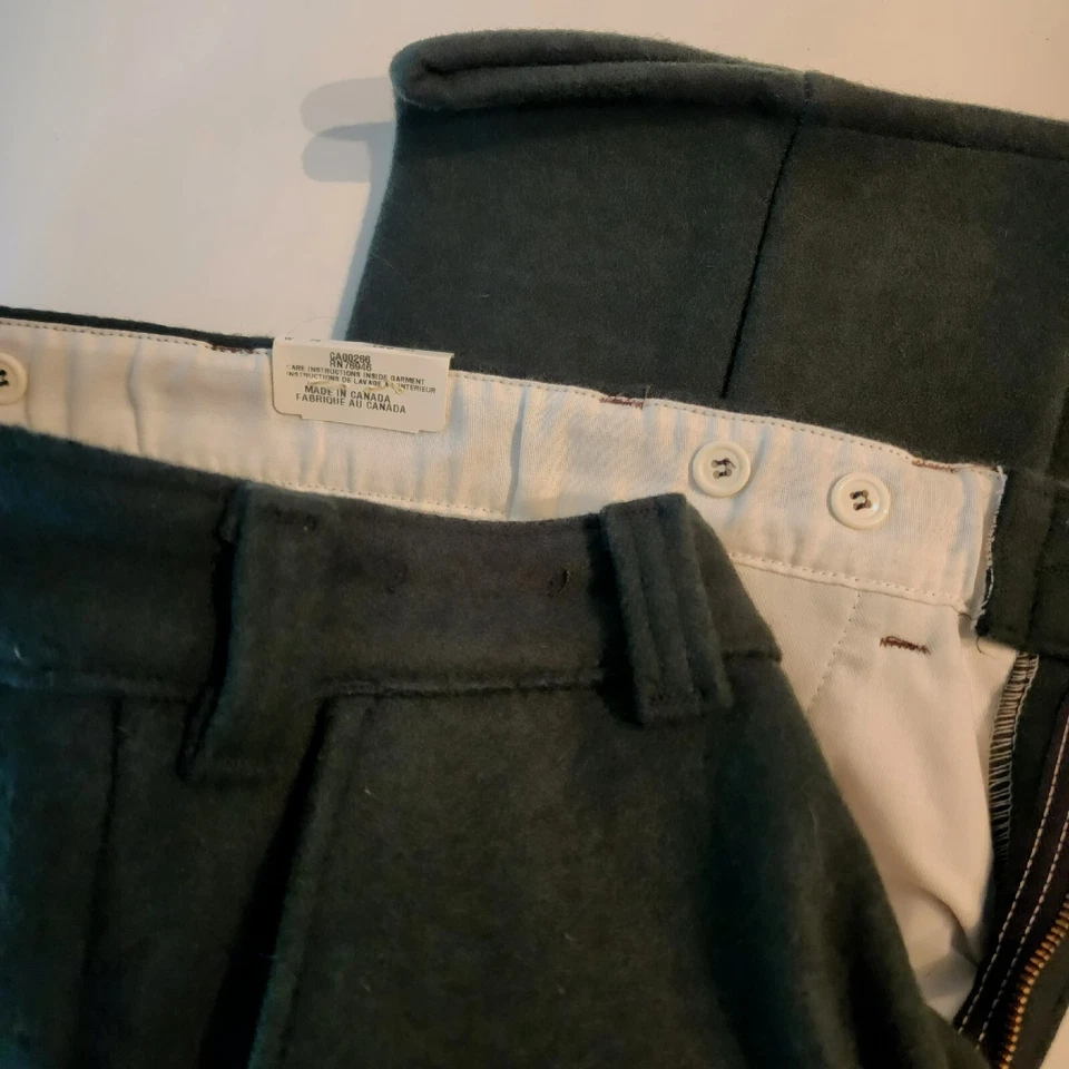 Vintage Codet Green 8 Pointers Wool Hunting Pants Canada RN 76946 sz 28W x 33L - Image 3 of 4