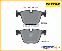 Bremsbelagsatz, Scheibenbremse Q+ Textar 2373101 FüR Bmw 7Er