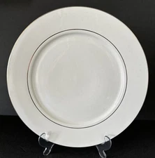 Linens N Things Gold Banded Serving Plate 12.5” Diameter Hard to Find Beautiful