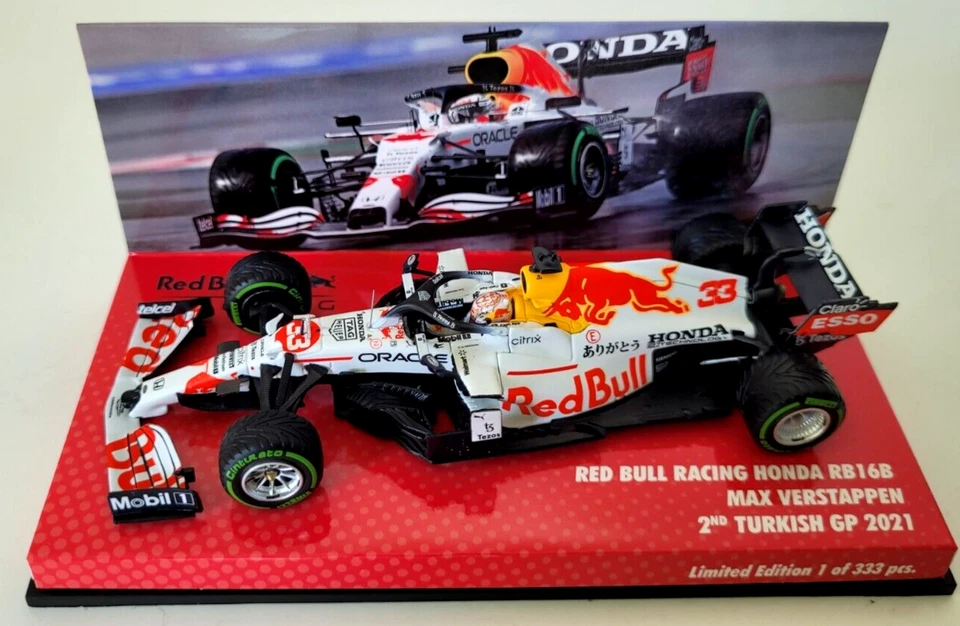 MINICHAMPS  1:43  M. VERSTAPPEN   RED BULL HONDA RB16B TURKISH GP. 2021 333 pcs. - Bild 1 von 3