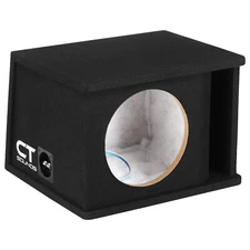 CT Sounds CT1X10 Single 10" Kerf Port Universal-Fit Car Subwoofer Box