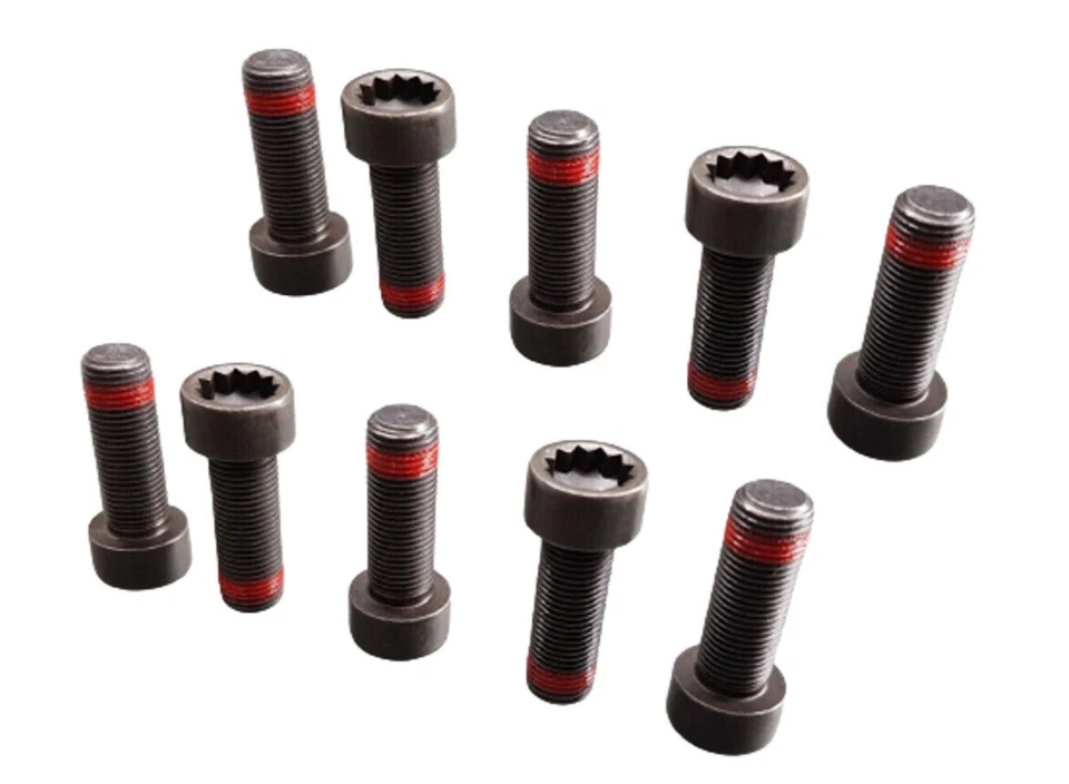 Juego de (10) pernos de volante 10 X 29 mm para Porsche 911 Boxster Cayman 2009-2015 Foto 4 de 4