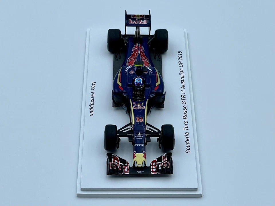 1:43 Spark Toro Rosso F1 STR11 #33 Max Verstappen Austrlia GP 10th 2016 1st Race - Image 4 of 4