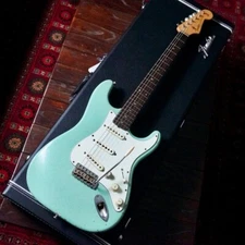 Danocaster Freakin' Double Cut Aged Daphne Blue USA 2009 ST Type Electric Guitar