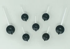 Speedo Gauge Pointer Set 1999-2002 GM Trucks & SUV's Black White Escalade Style