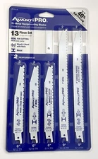 Avanti Pro PS0013S Bi-Metal Reciprocating Saw Blade Set, 13 Piece