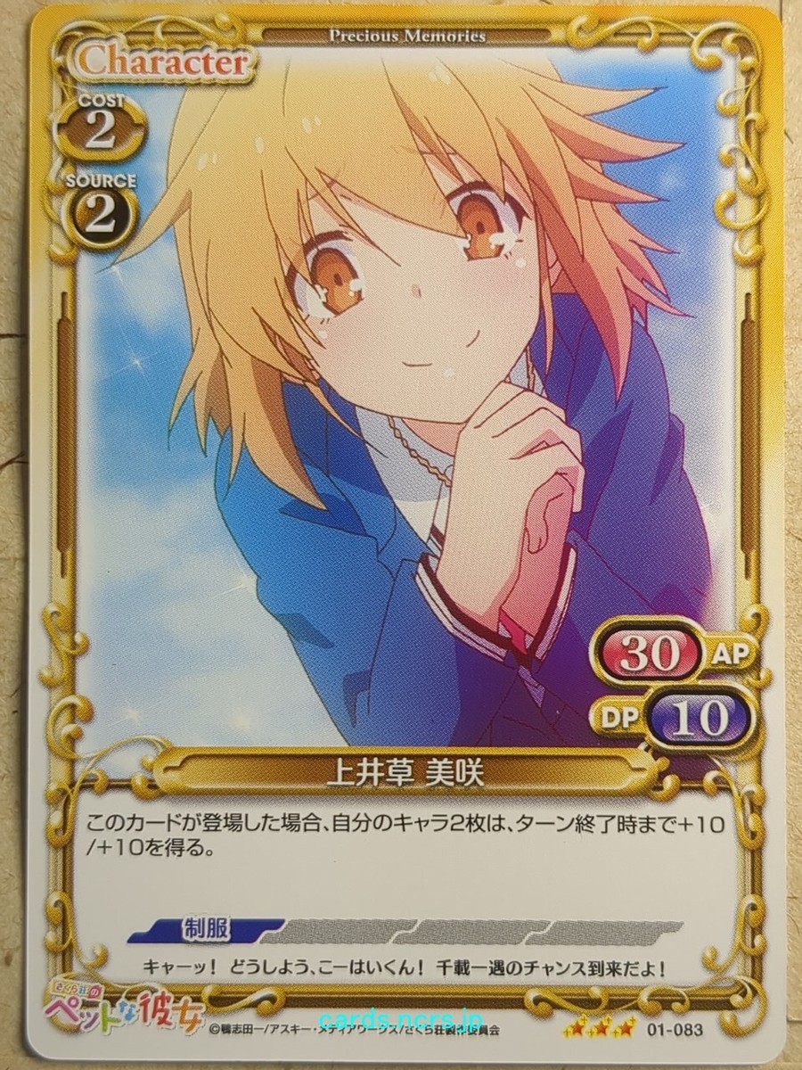 さかな様 MISAKO YASUDA WEEKLY CHAMPION HIME CARD AKITA SHOTEN No.017