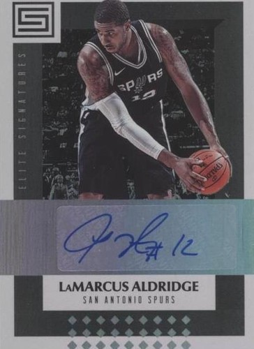 2017-18 Panini Status Elite Signatures Autograph LaMarcus Aldridge