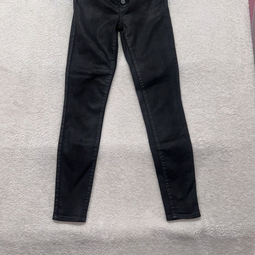 Pantalones de mezclilla negros ultra ajustados Paige Horton, talla 24 - Imagen 4 de 11