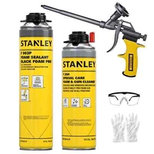Stanley F903P Black Pro Gun Foam 24oz, 1 Pack - Gun Included Foam Set