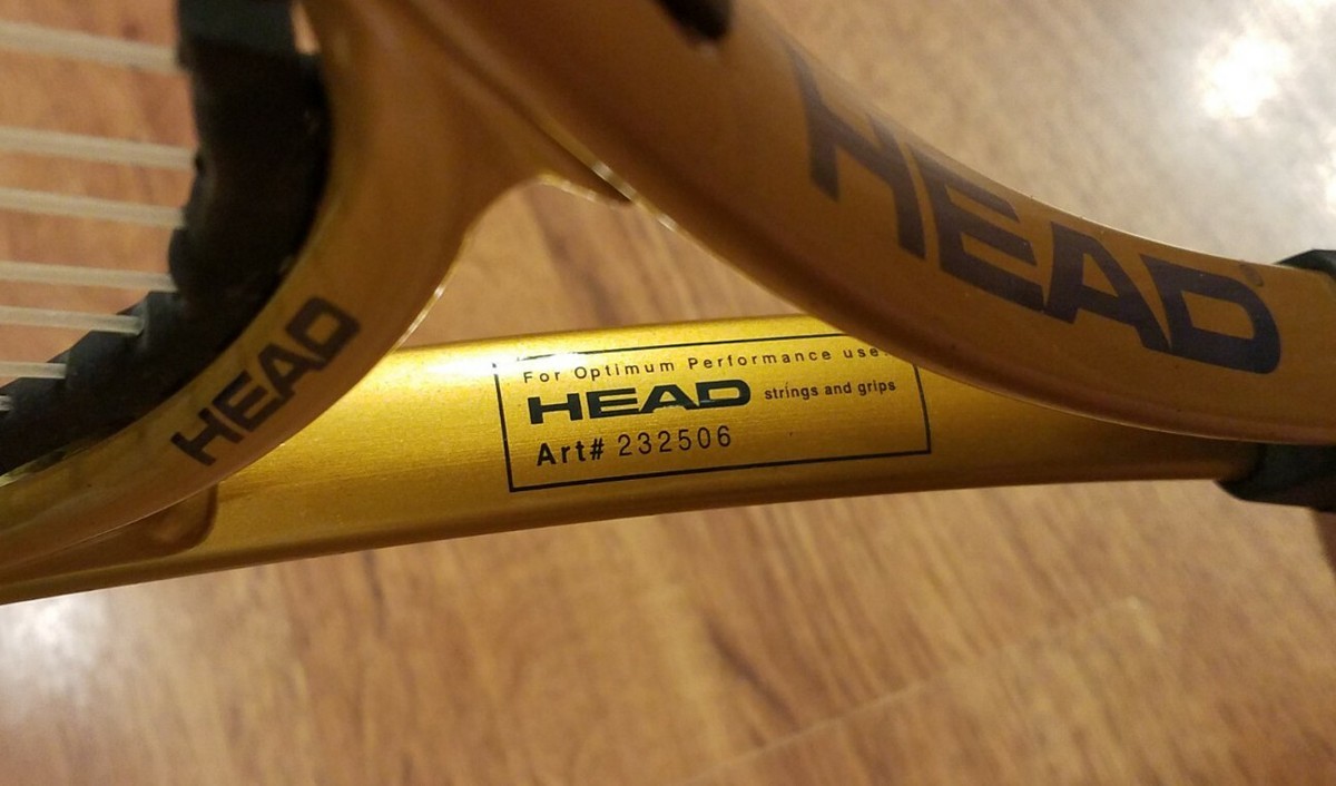 Head TI.Conquest Titanium Technology Supersized Gold Tennis