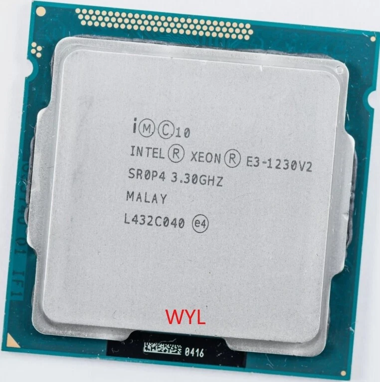 Intel Xeon E3-1230V2 quad-core SR0P4 3.3GHz LGA1155 CPU processor E3-1230V2 - Image 2 of 4
