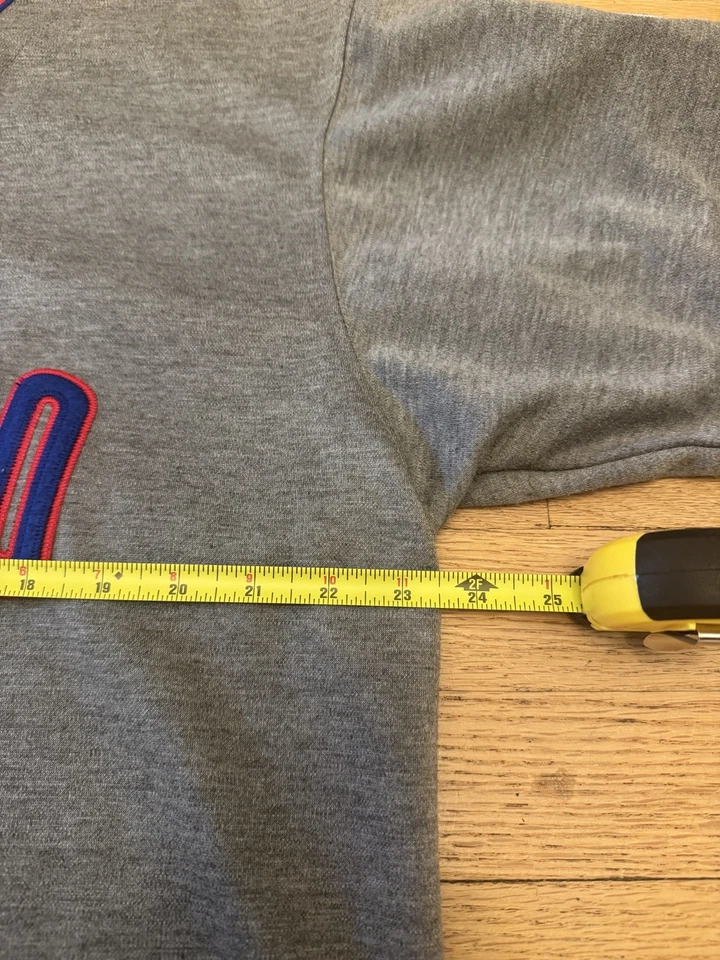 Camiseta deportiva auténtica Mitchell & Ness Gray Road MLB 1968 de los Chicago Cubs Ernie Banks #14 Foto 4 de 4