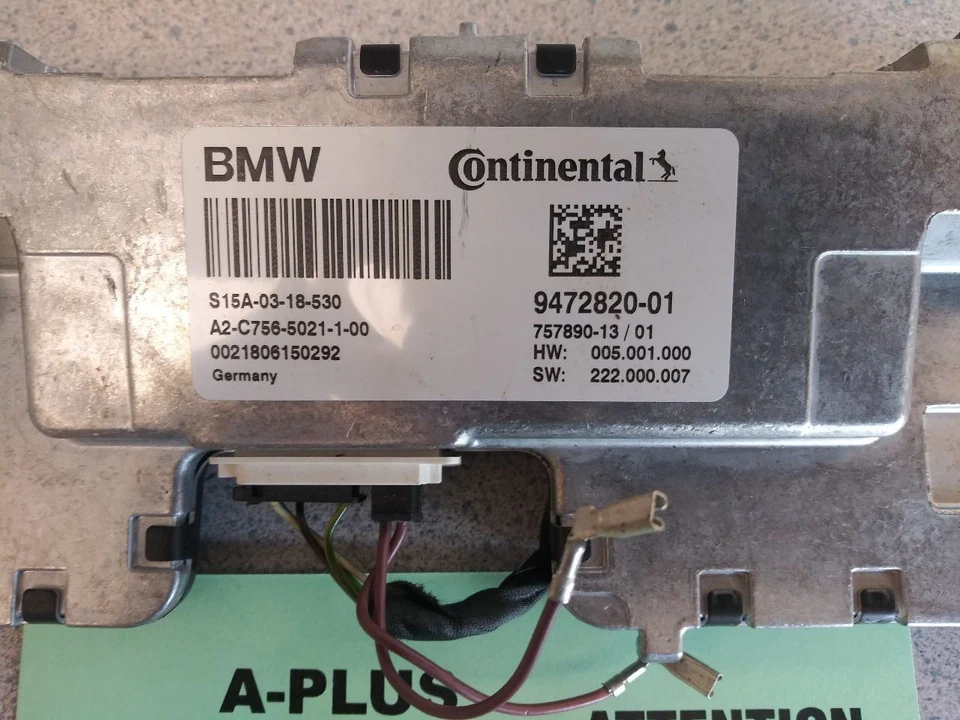 BMW M550i 2019 cámara OEM parabrisas delantero identificación 66519472820 se adapta a 18-19 Foto 3 de 4