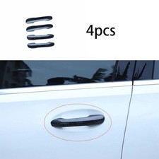 Outside Door Handle 4PCS Cover Trim For Benz C-Class 2022-2023 Carbon Fiber ABS