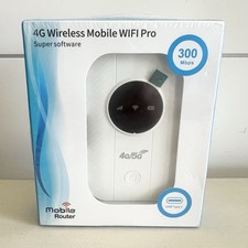 4G LTE Mobile Router Wireless WiFi Pro 300Mbps, USB-C MIFI