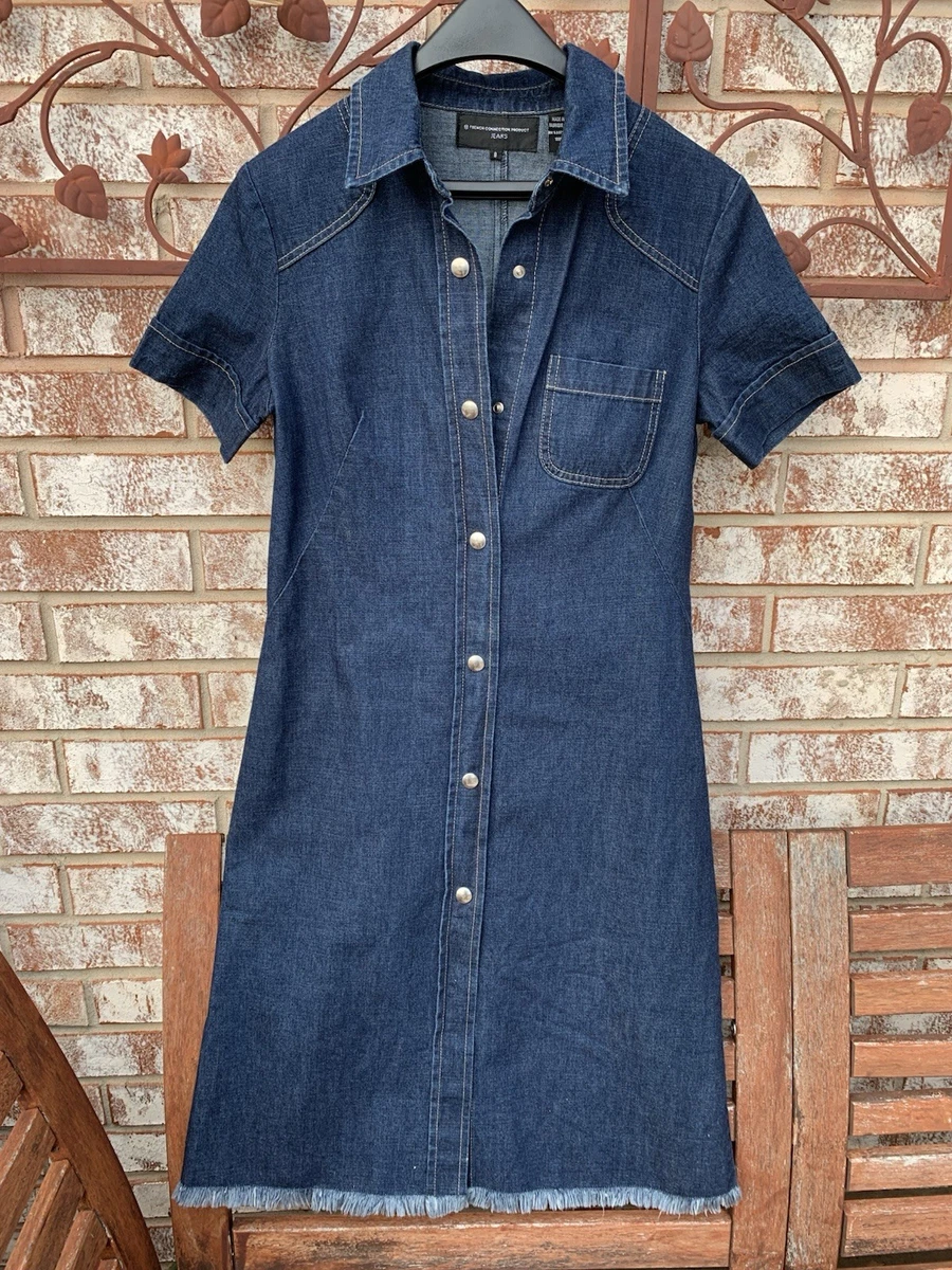 fcuk denim dress French Connection Tidore Chambray Flared Dress