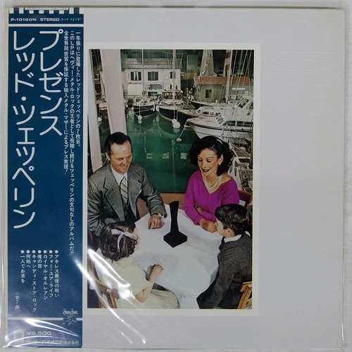 LED ZEPPELIN PRESENCE ATLANTIC P10160N Japan OBI VINYL LP