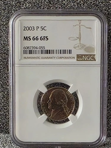 2003-P Jefferson Nickel — photo from the most recent tracked eBay sale