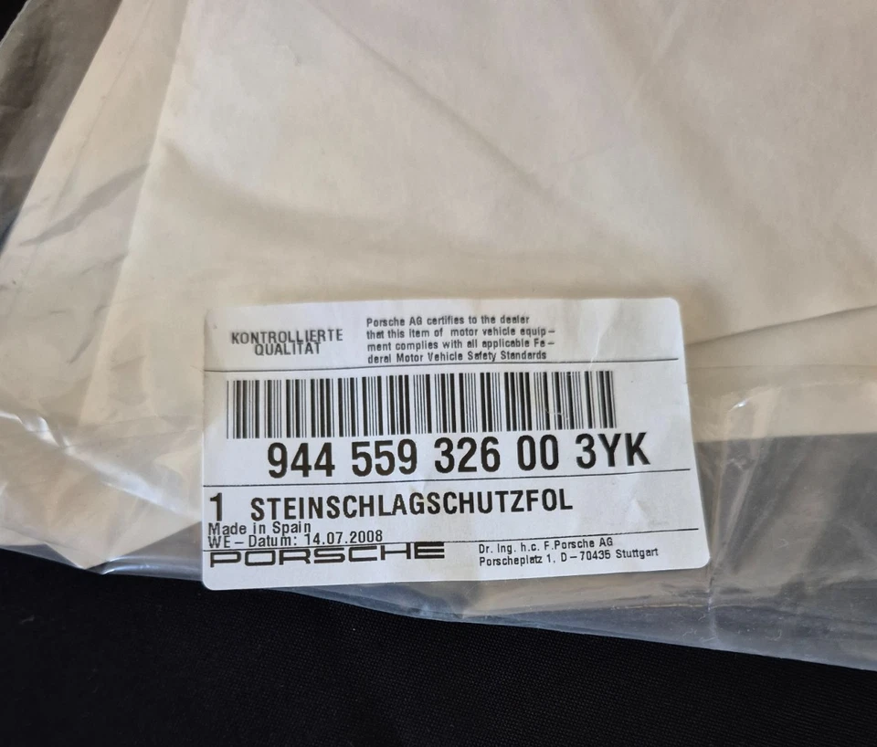 Genuine Porsche 944 Rear Stone Guards - Both Left and Right - Image 2 of 4