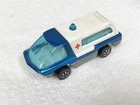 HOT WHEELS RED LINE AMBULANCE BLUE w WHITE INTERIOR EXCELLENT CONDITION