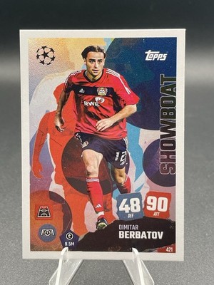 Dimitar Berbatov Showboat Topps Match Attax 2025/2026 Leverkusen
