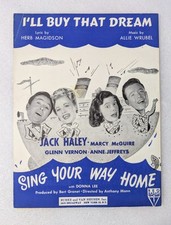 Ill Buy That Dream Sheet Music Sing Your Way Home 1945 Allie Wrubel Herb Magidso