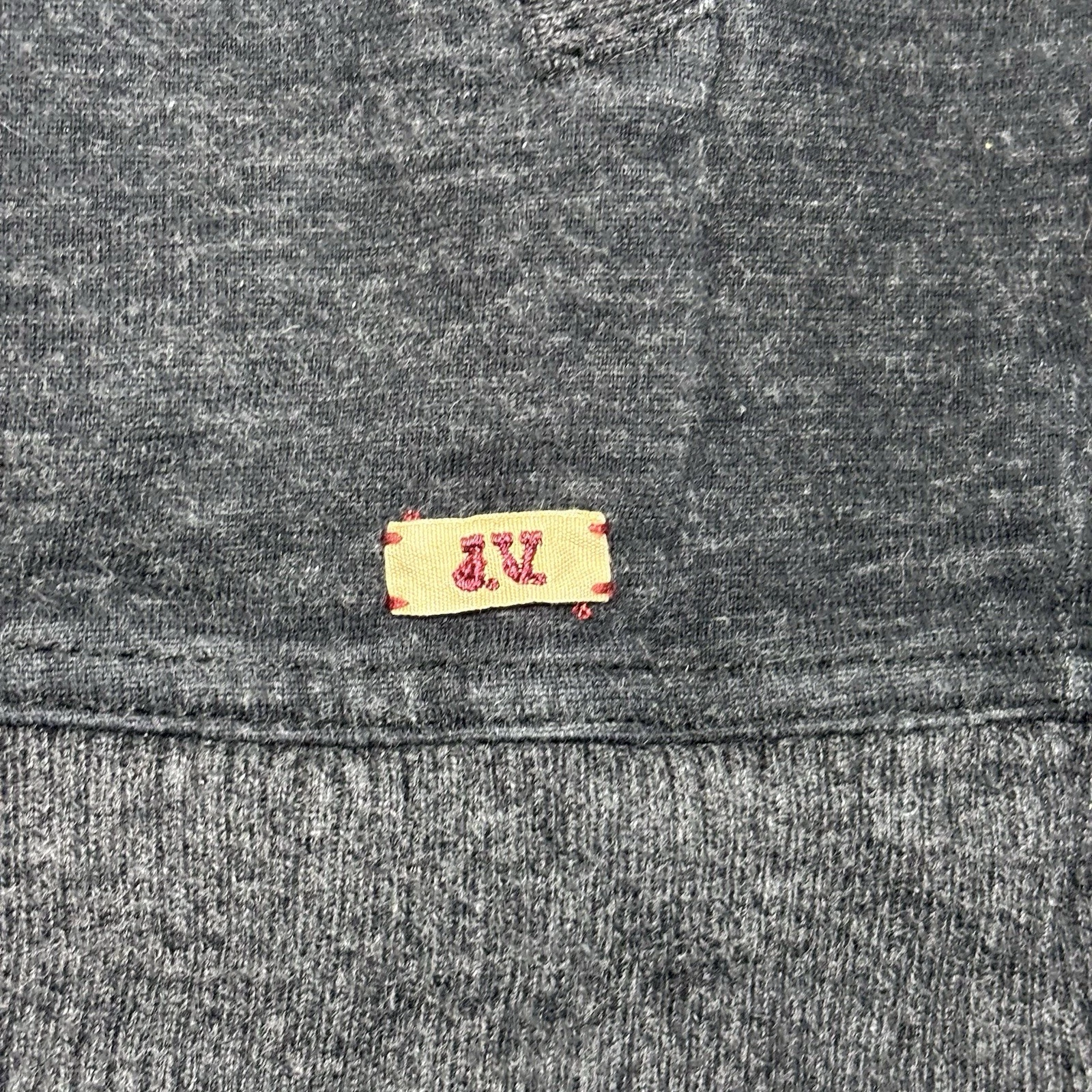 Converse John Varvatos Jacket Mens Large 3 Gray Bomber Full Zip Cotton - product detail image 6