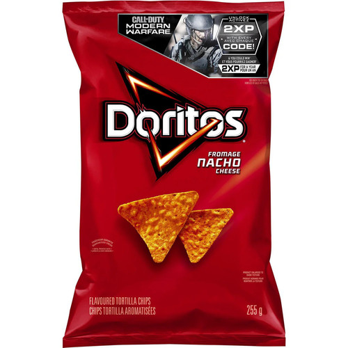 Doritos Nacho Cheese Tortilla Chips 255g/9 oz - Picture 2 of 5