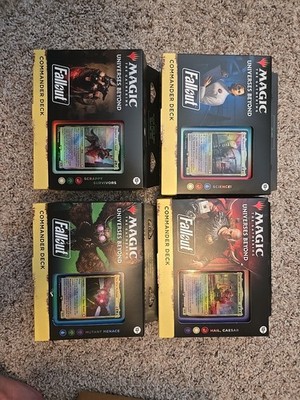 Magic The Gathering Fallout 4 Sets Commander Deck New Sealed MTG