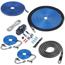 NVX XKIT88 OFC 8 Gauge 8 Ch Amplifier Wiring Kit with RCA