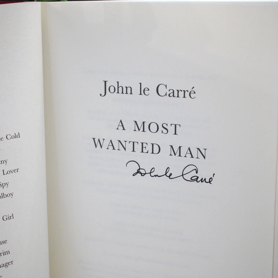 ** Signed Copy ** John Le Carre A Most Wanted Man 1st UK Edition 2008 - Image 2 of 4