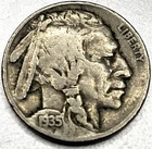 1935-P Buffalo 🦬 Indian Head Nickel 5c VG Very Good - 1106