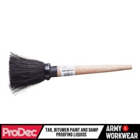 Prodec 20.3Cm Kurzer Griff Holzgriff Robust Tar BüRste Bitumen Visko Handel