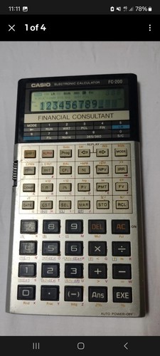 8× Vintage Casio Scientific Calculators As Lot - Picture 5 of 8