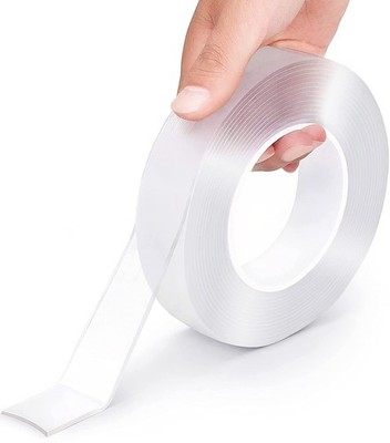 3 mtr Nano Tape Double Sided Heavy Duty Reusable Adhesive Stick Transparent Tape