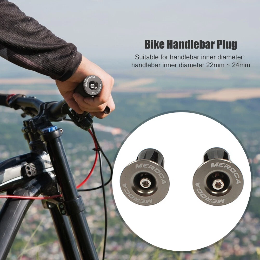 Bike handlebar plug top