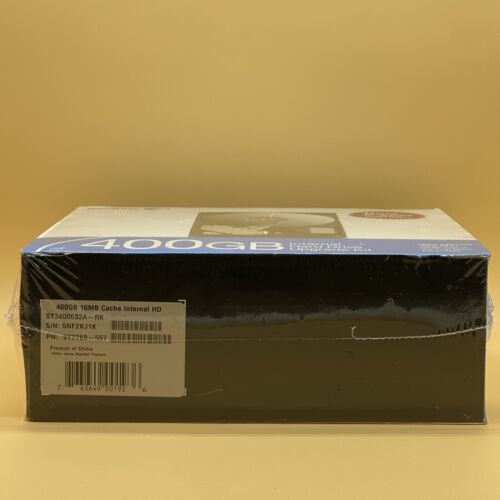 SEALED!! SEAGATE Barracuda 400gb 7200rpm Upgrade Kit Internal Hard Drive HD*NEW* - Picture 5 of 7
