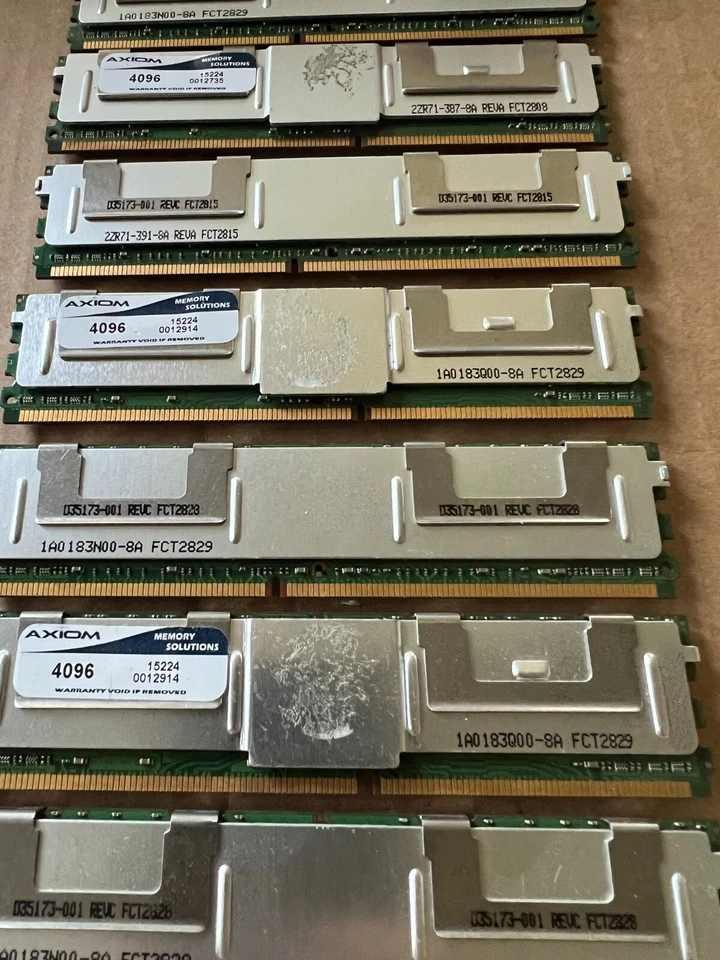 4GB FULLY BUFFERED MODULE DDR-2 PC2-5300 QUAD RANK IDT AMB - Image 4 of 4