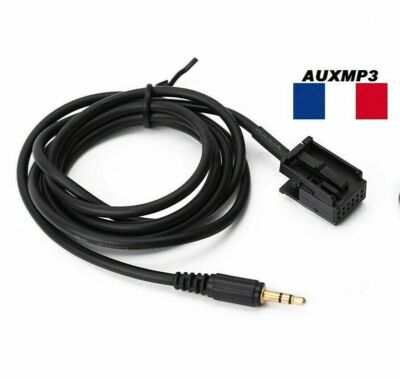 Câble Auxiliaire Adaptateur MP3/iPhone Pour Autoradio BMW Série X3 E83 Avec SA 662 - 1,25m, Neuf