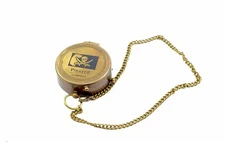 Antique brass compass Pocket Compass Antique Brass Nautical Camping Compass.
