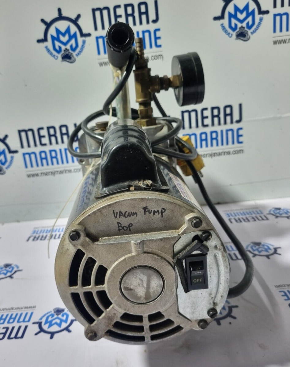 Fischer LAV-3 High Vacuum Pump with US Motors C55JXKRC-5073 Cat No